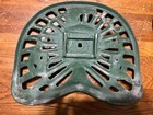  Antique Cast Iron John Deere Tractor Seat 1847 Green Farm Tractor Seat
