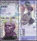          Lot Of 100 - 1 000 Venezuelan  Bolivar Fuerte Banknote  2017  P-95b Unc
