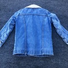 Vintage Wrangler No Fault Denim Jacket Sherpa Lined Youth Read For Measurements