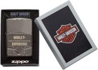 Zippo Harley-davidson Logo Black Ice 29165