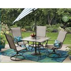 26lb Matte Black Round Umbrella Base Designed To Be Used With A Patio Table
