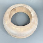 Antique Primitive Wooden Block Hat Brim Mold Millinery Form Gerner Co Mold 24   