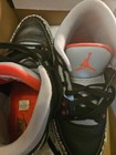 Nike Air Jordan 3 Retro Og Bg 2018 Black Cement - Pre-owned Good  7y 