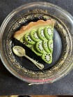 Limoges Trinket Box Glass Dome Kiwi Pie Slice Butterfly Clasp Beauchamp 