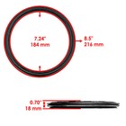 Front Or Rear Lh Rh Brake Drum Seal For Kawasaki Mule 3010 Kaf620 Kaf950 2001-08