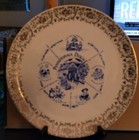 Vintage Souvenir Ceramic Plate Pennsylvania Dutch Country