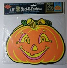 1993 Beistle Nite Glo Jack-o-lanterns 3-12  New In Packaging 