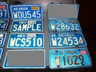 Nevada Blue Plates Lot- 15 Matched Pairs Washoe County Designator 1969  1970 s
