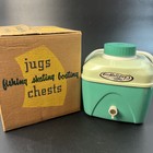 Holiday Picnic Jug Thermos Teal Faucet Drink Cooler Chest Faucet Mcm Atomic Box