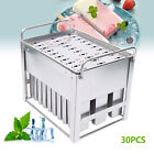 30 Pcs Ice Cream Molds Stainless Steel Pop Lolly Popsicle Stick Holder Mold