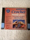 Coats   Clark Crochet   Knitting Made Easy 2002 Pc Cd Rom Lot Of 2 Crafts Win