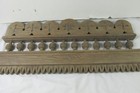 Antique Oak Pediment Topper Crown Applied Carving