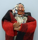 Antique Mrs  Kate Mike Ho-chunk Winnebago Native American Doll Circa 1920 s