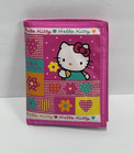 Vtg - 1992 Hello Kitty Stationery Set Stickers Pens Ruler Clips Pink Nylon Folds