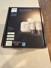 Philips Hue White Starter Kit E26 1100lm Dimmable Led Bulbs   Hub Alexa Zigbee