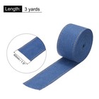 1 6 Inch Denim Fabric Ribbons  3 Yards Denim Bow Jean Ribbon  Dark Blue 40mm