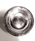 Heirloom Repousse Sterling Silver Nut candy Bowl W  Rose Pattern 6     diameter