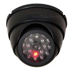 Dummy Security Camera Fake Ir Led Infrared W Flashing Light Cctv Home Indoor C9q