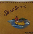 Vintage Empty Scrapbook Snapshots Photo Album 1960s Norwich Conn