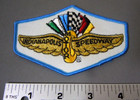 Vintage  Indianapolis Motor Speedway Embroidered Iron-on Patch-shield  4 5 x3 