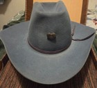 Vintage Bailey Regal Felt Cowboy Hat With Heart Pin And Feathers In Original Box