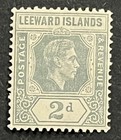 Travelstamps  Leeward Islands Stamps Sg103 Gvi 2d Olive-grey Mint Mogh