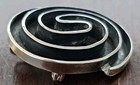 Vintage Taxco Mexico Sterling Silver Modernist Brooch pendant