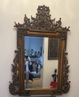 Carved Wooden Mirror