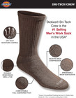 Men s Dri-tech Essential Moisture Control Crew Socks  6   12 Pairs 