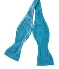 Paul Smith Bow Tie Blue Sky Crushed Silk Velvet Self Tie  125 New Box Dandy