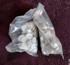 Craft Beads 18mm Flatback Half Faux White Pearls Round - 100