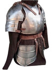 Medieval Knight Chest Armor Pauldrons Handcrafted 18g Steel Larp Cosplay Replica