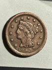 1852 Braided Hair Large Cent Good Details-cleaned