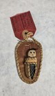 Lot Of 2 Vintage Native Skookum Papoose Doll   Baby Board Original Mailing Card 
