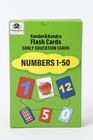 Numbers 1   50 Flash Cards For Toddlers  Durable Waterproof Double-sided Learning