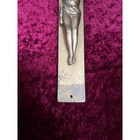 Vintage Dixline Metal Crucifix - Gold Tone Inri Casket Cross Jesus Corpus