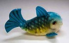 Vintage Steiff 1960s Flossy Fish Blue 13cm 6in Great Colors 