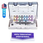 Universal Implant Prosthetic Driver Kit Torque Wrench Manual Screwdriver