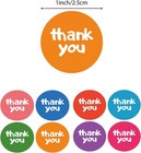 500pcs Thank You Stickers  1inch Small Stickers For Small Business Packaging Rol