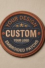 Custom Embroidered Logo Patch  Personalized Logo Patches  Logo Iron On Patch
