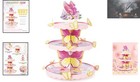Elegant 3-tier Butterfly Cupcake Stand - Perfect For Parties And Celebrations