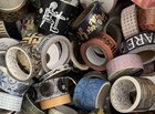 Washi Tape Lot 130 Mix Prints And Widths   Used   New In Pkg  Variety