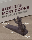 Vintage Cast Iron Door Stop     Heavy-duty Rust-proof Door Holder For Home   Offic