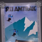 Vintage Ski Amtrak Train Poster 39 x24 5  Promotional Winter Sports Destinations