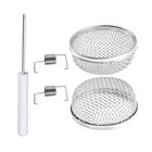 2pcs Rv Furnace Vent Cover  Stainless Steel Caravan Water Heater Vent Mesh