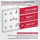 Pegboard Organizer Peg Board Hooks  300-piece Hooks For Black