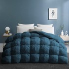 Pinch Pleat Goose Feather Down Comforter - All Full queen Pinch Pleat