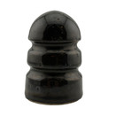 Vintage Dark Brown Porcelain Beehive Insulator Double Groove Telegraph Line