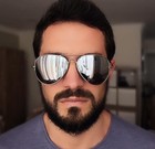 Mens Large Silver Aviator Mirror Lens Hipster Trendy Fashion Big Sunglasses 215 