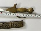 Handcrafted Saber Antique Vintage Sword Tulwar Sabre Rare Old Collectible